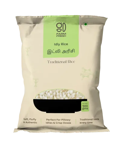 GD Farm Fresh idly rice pack